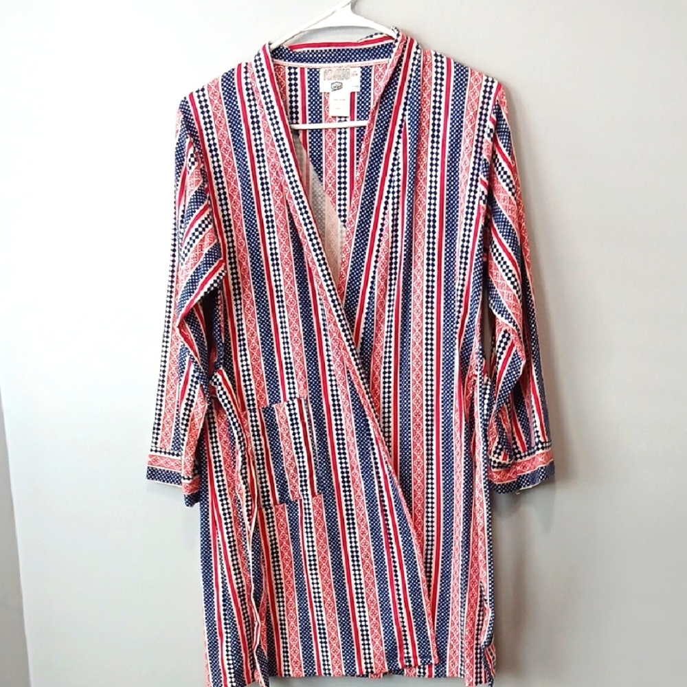 Vintage Sears Boys Size 12-14 Cotton Robe Western American Saturday Cartoons